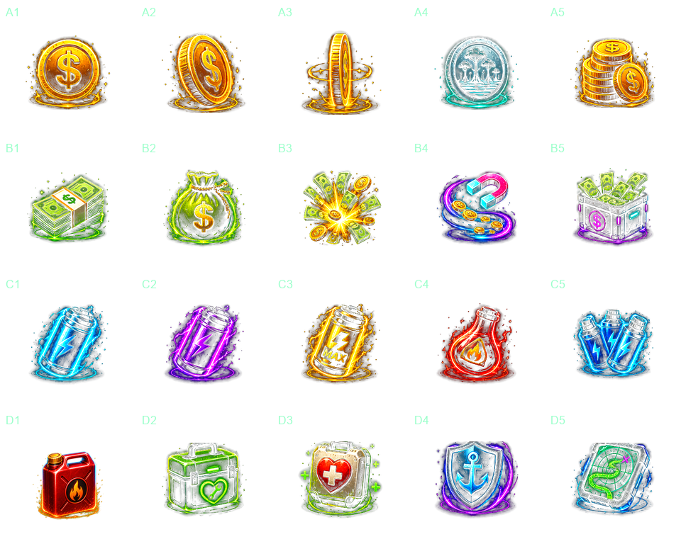 Backwater Outlaws v2 pickup sprites
